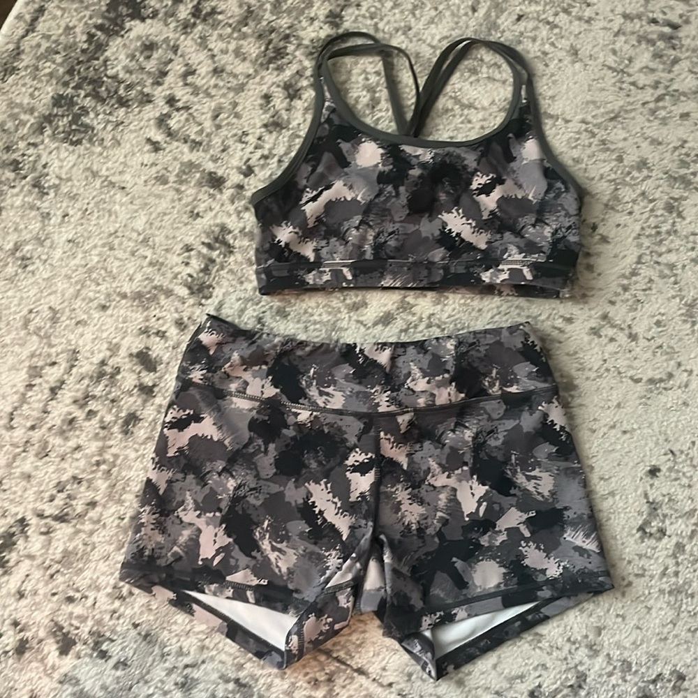 BRA ONLY - Born Primitive Bra/Short Work out Set Med